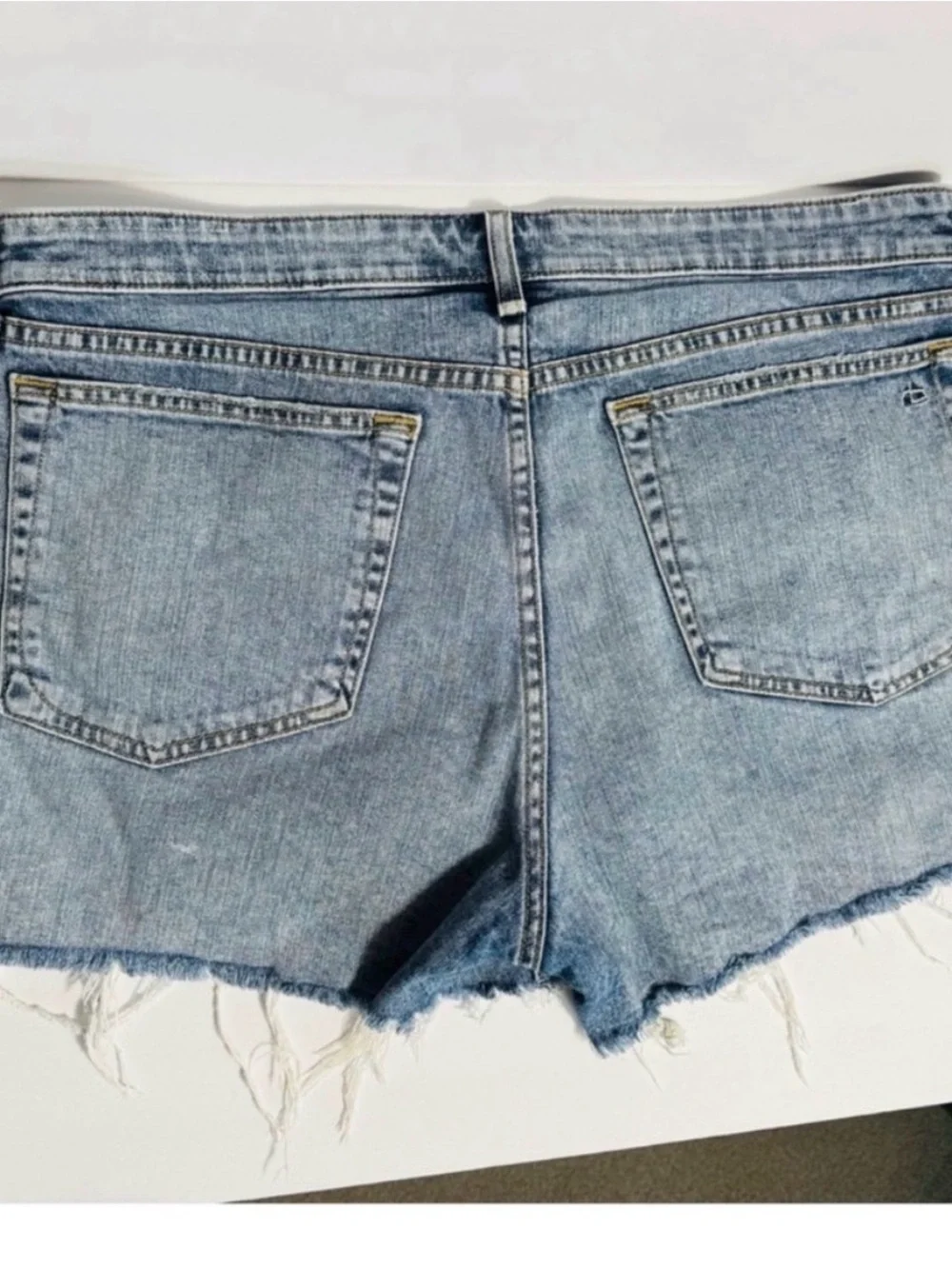 Rag & Bone DRE Low Rise Denim Shorts in Stella